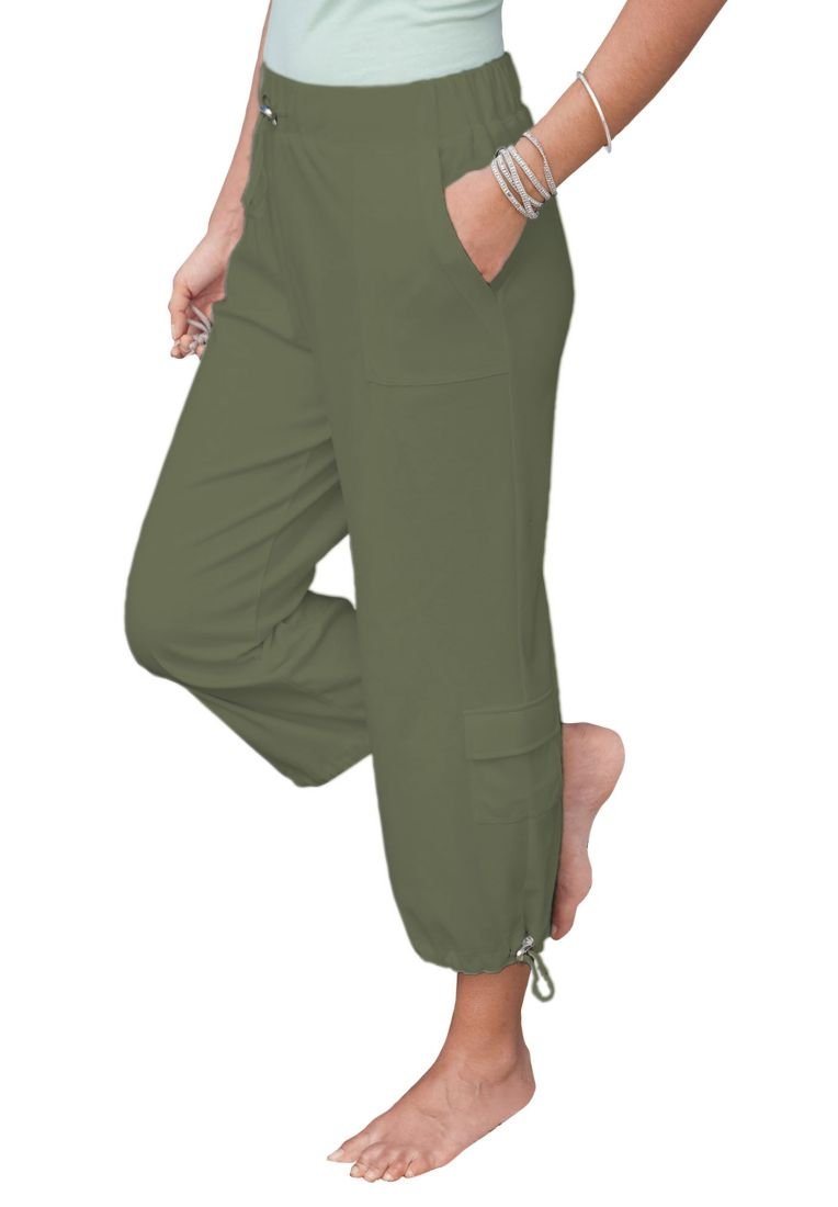 Plus size crop pants